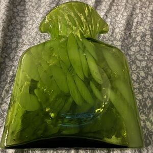 Lightning bug water bottle vase Blenko